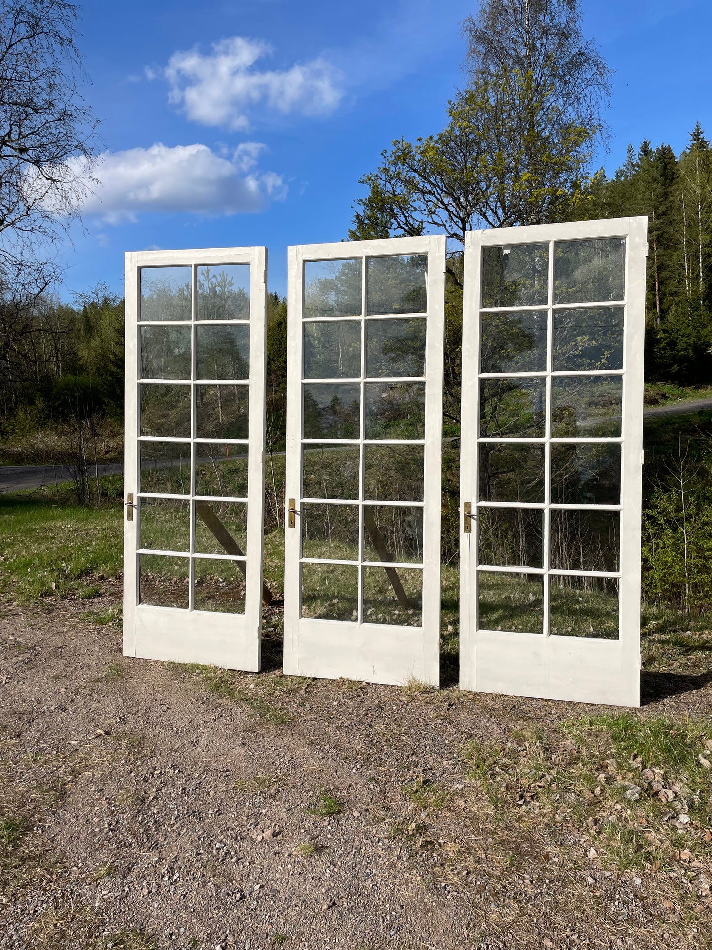 Enkeldörrar med innandörrar 260,5x96