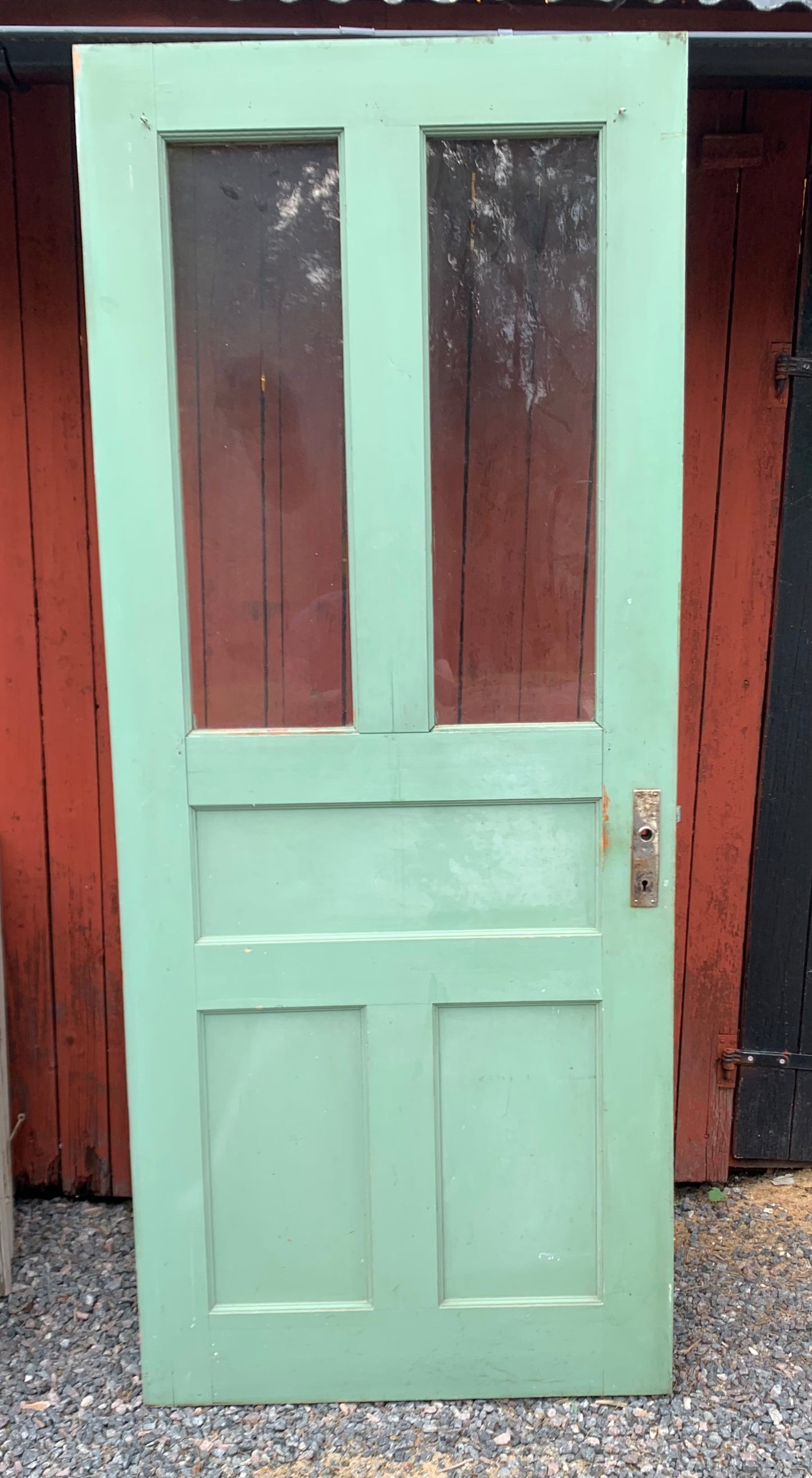 Enkeldörr med glas 199x83,5
