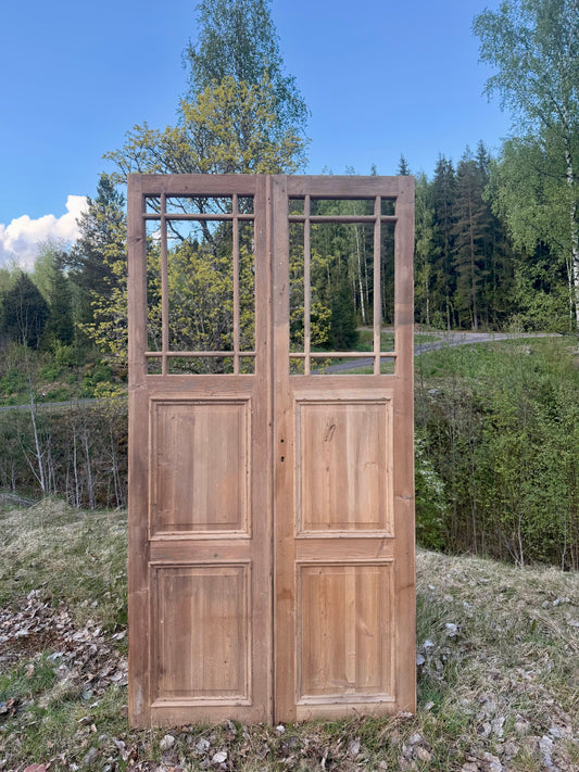 Pardörr 122x234