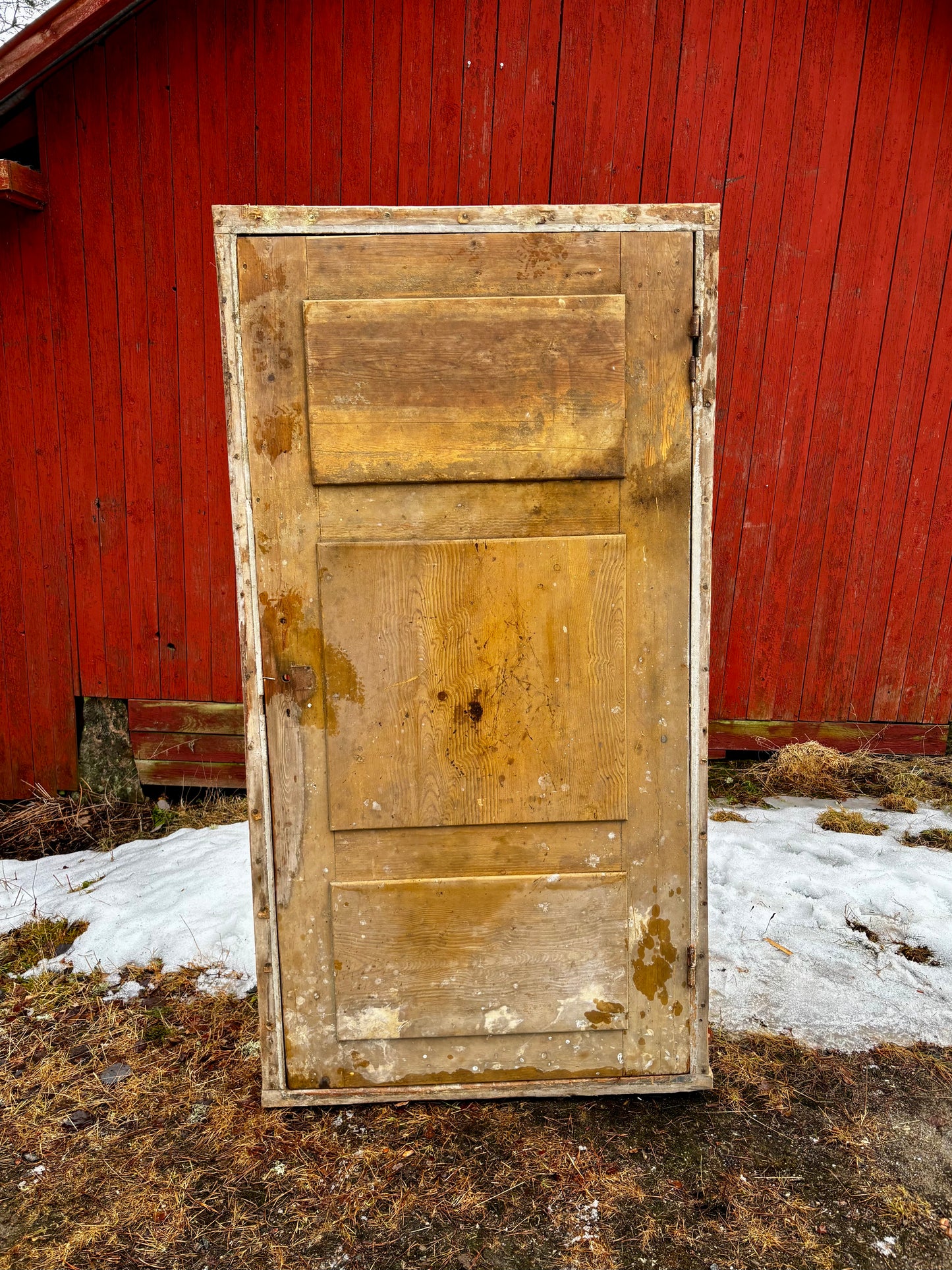 Spegeldörr m karm 99 x 187