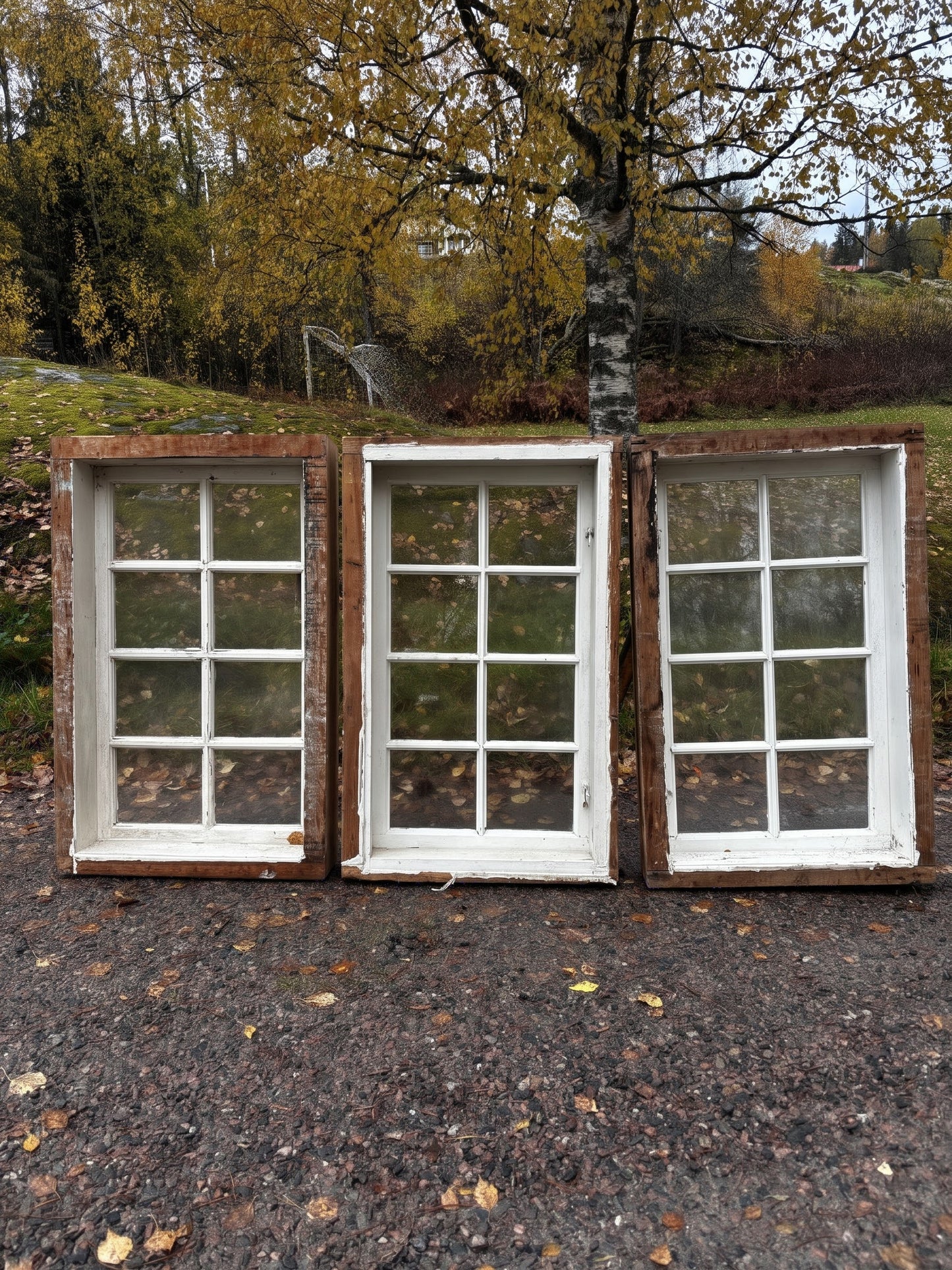 Fönster med karm 58x93 2+1