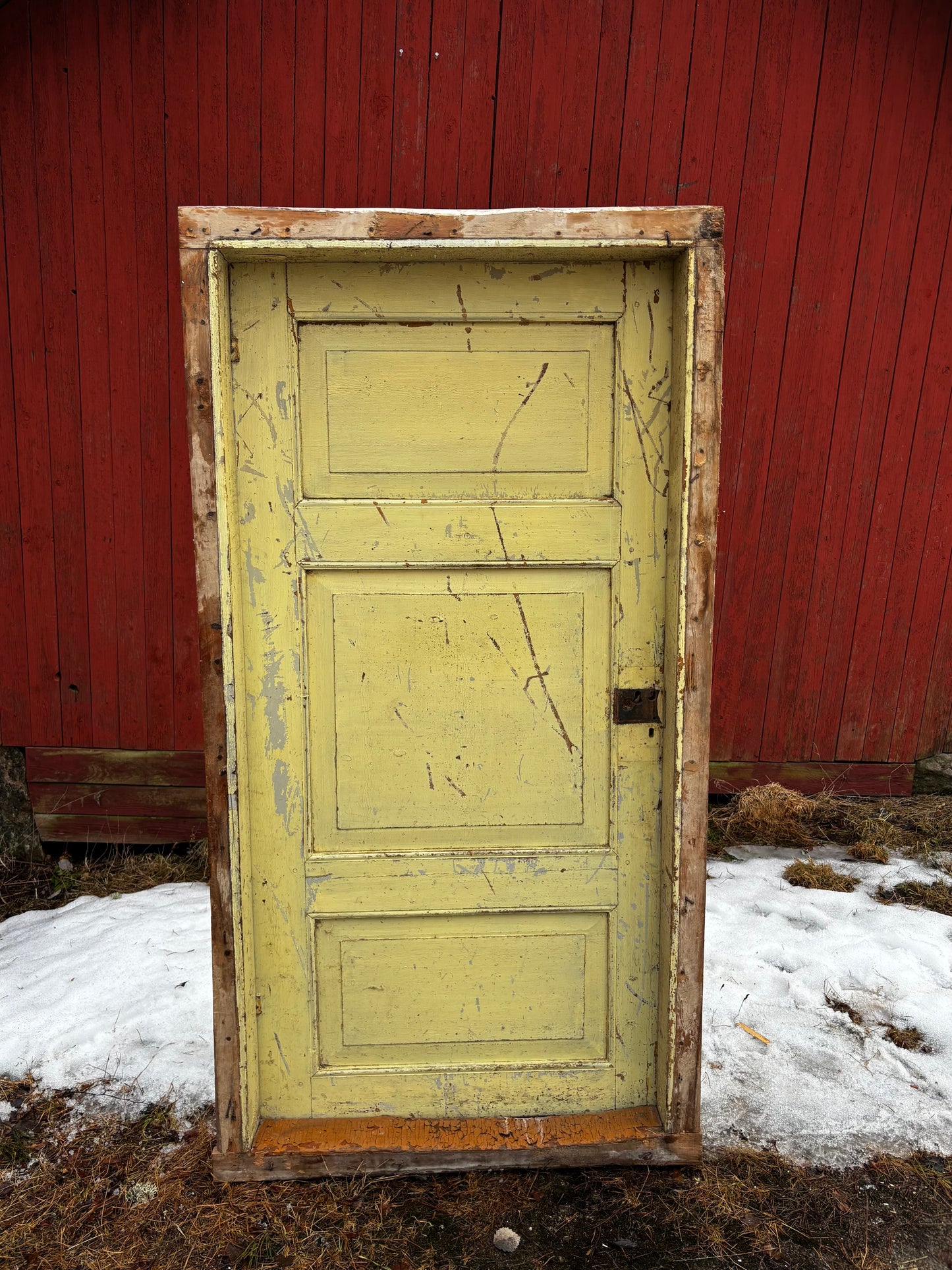 Spegeldörr m karm 99 x 187