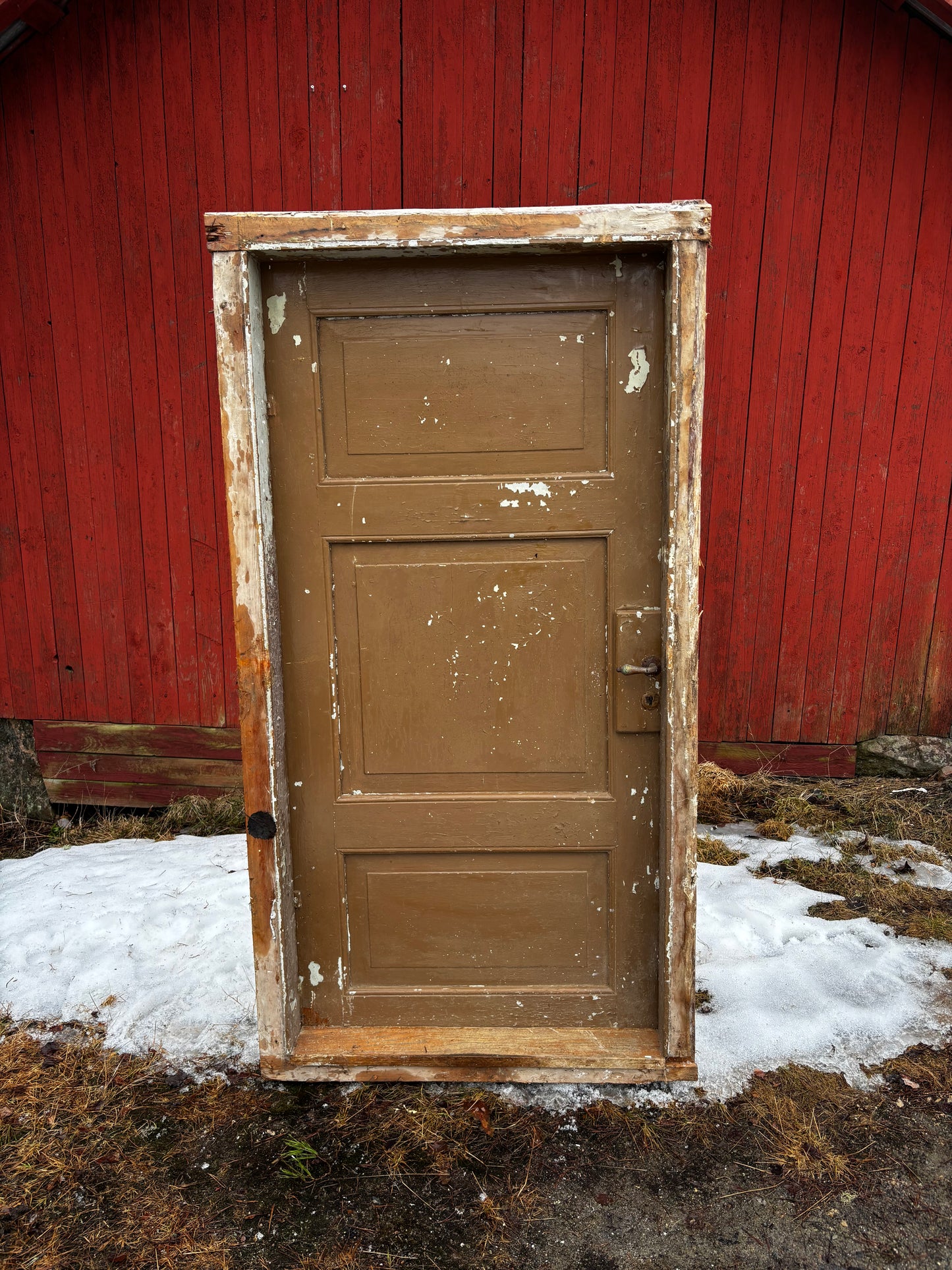 Spegeldörr m karm 99 x 188