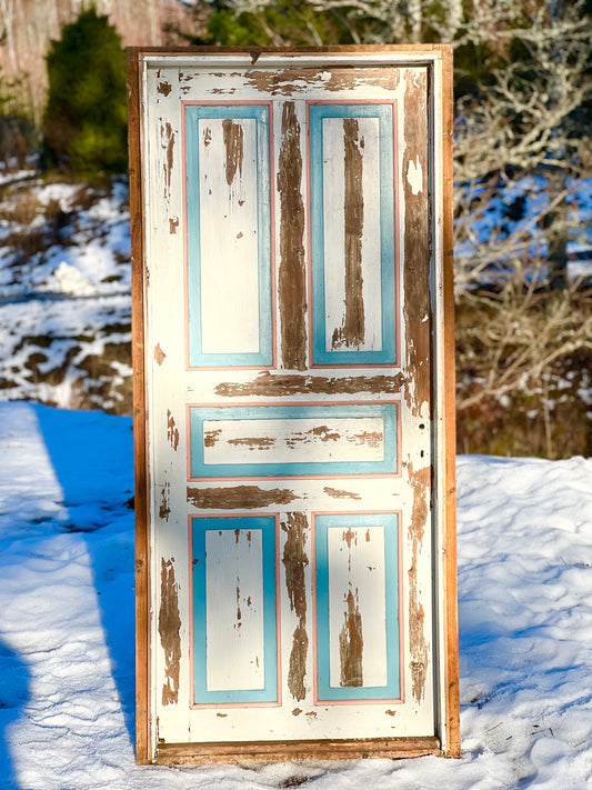 Spegeldörr med karm 208x95